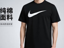耐克(NIKE)春夏男短袖T恤 纯棉 运动休闲 经典简约 DC5095-010 黑色L 实拍图