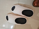 亚束2025运动拖鞋男厚底增高防滑户外踩屎感凉拖减震夏季外穿破茧系列 白黑【可拆卸内胆】 40-41 【39-40码脚拍这个】 实拍图