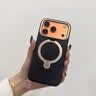 图拉斯支点壳Q3Soft【高定级触感丨超真皮手感】 适用于iphone17promax手机壳苹果17pro磁吸防摔16男女 【率性黑】经典格调 iPhone17Pro 实拍图
