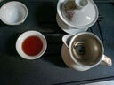 瓷牌茗茶具 盖碗大号 青花陶瓷盖碗花茶杯 白瓷三才碗杯敬茶碗泡茶 功夫茶具 【水墨山水】盖碗 实拍图