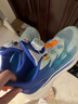 乔丹男大童跑步鞋儿童夏季【轻速2.0】旋钮扣运动鞋子 迷蒙蓝智能蓝38 实拍图