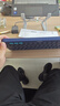 罗技（Logitech）时尚系列 K380 键盘 蓝牙办公键盘 无线键盘 女友 便携超薄键盘 笔记本键盘 蓝色 实拍图