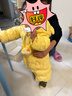 巴拉巴拉童装婴儿连体衣轻薄羽绒服宝宝衣服2025冬装抱衣爬服男童女童萌趣 黄色雪人-白鸭绒 73 cm-充绒量37g 实拍图