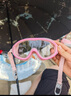 361°儿童泳镜泳帽套装女童大框透明护目镜高清防雾潜水镜游泳眼镜 实拍图
