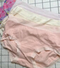 都市丽人纯棉内裤女10A抑菌新疆棉全棉裆少女透气无痕新款三角女生短裤 紫色+黄色+粉色 3条 L 【100-120斤】 实拍图