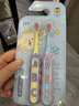 马博士儿童牙刷3-6-12岁软毛婴儿口腔清洁宝宝训练牙刷 软萌字母2支装 实拍图