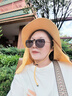 趣行偏光太阳镜夹片中性墨镜夹片驾驶镜防紫外线近视用 多边形紫灰 实拍图