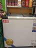 妮雪超市冰柜商用展示柜卧式冰柜商用冷柜冷藏冷冻柜雪糕柜保鲜柜冰糕柜冰淇淋柜透明玻璃冰柜 298雪糕柜85*65*85【铜管带贴画价格条】 实拍图