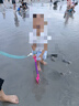 贝得力宝宝防走失牵引绳2m儿童防丢绳手环带锁手环背带两用款薄荷绿 实拍图