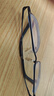 依视路（ESSILOR） 钻晶系列高清耐磨防蓝光近视超薄镜片专业配度数眼镜架男女镜框 金属-全框-2062GY-透明灰 镜框+依视路膜御防蓝光1.67现片 实拍图