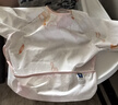 babycare宝宝吃饭罩衣儿童围兜婴儿反穿衣防脏辅食围裙 圆号乐章 80码  实拍图