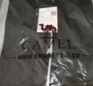 骆驼（CAMEL）健身五件套装男跑步运动速干训练服 J8S20L6120A5 黑色 XL 实拍图