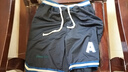 布恩普短裤男夏季新款美式潮流休闲运动五分裤子学生透气薄款宽松篮球裤 黑色 XL(134-144斤） 实拍图