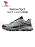 骆驼（CAMEL）追光复古慢跑步男鞋山系户外运动鞋 K13C09L7034 浅灰/黑/沉绿 44 实拍图