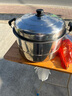 家爵士加厚不锈钢双层蒸锅家用多层锅大号汤锅蒸馍蒸鱼锅电磁炉煤气灶 特厚40CM带二篦(9-12人) 2层 40cm 实拍图