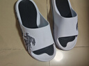 回力运动拖鞋男浴室内户外不易滑厚底凉拖鞋HL39391白黑色39-40码 实拍图