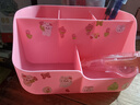 桌面可爱五格笔筒少女心ins高颜值宿舍杂物多功能卡通文具收纳盒 五格收纳盒1个装【颜色随机发】 实拍图