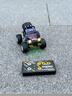 JJR/C迷你合金桌面越野遥控车1:64大脚车遥控赛车儿童玩具男孩生日礼物 实拍图