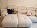 美柏云朵沙发布艺客厅奶油雪尼尔家用中古风沙发床两用太空云功能沙发 旗舰版3.0米（舒适坐感+APP语音控制） 【雪尼尔 | 抗螨亲肤母婴级A类】 实拍图