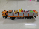 妈宝孖宝合金蔬菜水果运输拖车玩具儿童超大号半挂卡车3-6岁2男孩货车模型 实拍图