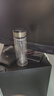 【⭐京东物流配送】高硼硅双层玻璃杯大容量泡茶杯水杯子茶水分离 【双层加厚】茶杯 350ml 1只 实拍图
