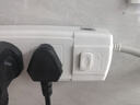 吉顺10a转16a插座大功率排插座转换器插排空调热水器电磁炉延长线拖接线板10a插头 0.23米 实拍图