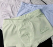 迷你巴拉【3条装】巴拉儿童男童女童内裤宝宝舒适透气柔软四角内裤短裤 黄绿 3条 【男款】 90 （建议80-90cm，25斤以内） 实拍图