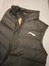 李宁（LI-NING）羽绒服男马甲秋冬季韦德系列加厚科技保暖时尚运动羽绒服背心男 标准黑 M 实拍图
