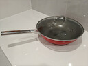 德世朗（DESLON）纯钛炒锅不粘锅无涂层家用无油烟平底燃气灶电磁炉不沾炒菜锅 实拍图