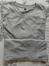 回力（Warrior）纯棉t恤男夏季新款重磅运动上衣男士潮流短袖宽松体恤 麻灰  XL  实拍图
