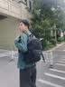 361°背包男士双肩包大容量书包商务通勤电脑包2026新款防泼水旅行包 黑色【可放16英寸电脑】 实拍图