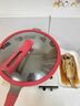 红厨炒锅不粘锅有钛陶瓷家用炒菜锅少油烟燃气电磁炉通用32cm 实拍图