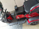 凤凰（Phoenix）炫酷电动三轮车家用小型老年代步电动车三轮车老人休闲电瓶车 【爬坡款】800W丨48V24A黑金+续航约43公里 实拍图