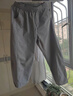 名创优品弯刀裤男宽松显瘦休闲裤子男夏季透气薄款网孔潮流男裤Z 浅绿 2XL 实拍图