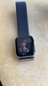 Apple/苹果 Watch SE 智能手表GPS款44毫米银色铝金属表壳丹宁色运动型表带M/L MXFC3CH/B 实拍图