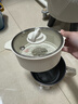 美的（Midea）电煮锅 电蒸锅 宿舍小电锅学生宿舍泡面锅 1.6L便携式可折叠旅行出差家用多功能锅XZE1621S 配蒸笼 实拍图