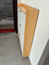 米昊（MIHAO） 鞋柜超薄多功能翻斗玄关柜防尘储物柜家用门口现代简约木鞋柜 实木生态板丨原木色100*17*120cm 实拍图