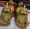 黄铜貔貅摆件一对招財公母男女铜貔貅聚財开业财位送礼风水店铺 【一对】黄铜貔貅8CM（发10样） 实拍图