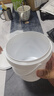 京东物流 食品级手提密封塑料桶包装桶钓鱼桶抓鱼桶水果冰粉桶摆摊桶龙虾打包盒300ml-5L 1L-乳白色（2个装）满口容量950ML 实拍图