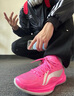 李宁利刃4 V2丨篮球鞋男鞋透气网面低帮支撑稳定实战比赛鞋 【Pink】荧光耀粉/标准白-13 41 实拍图