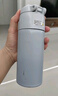 膳魔师（THERMOS）保温杯400ml男女士儿童学生保冷吸管杯水杯子TCMI-400S BLW 实拍图