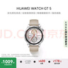 HUAWEI WATCH GT 5 46mm 苍山灰 氟橡胶表带华为智能手表情绪健康助手玄玑感知系统 实拍图