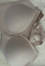 嫚熙（EMXEE）哺乳文胸春秋薄款舒适无痕聚拢前开扣怀孕喂奶哺乳内衣晚霞粉L码 实拍图
