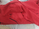 骆驼（CAMEL）三防冲锋衣户外登山服防风防水防污三合一运动外套 AD12263514X,抓绒内胆耀眼红男女 2XL 实拍图
