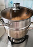 京严不锈钢蒸锅二层蒸锅汤锅火锅一体蒸煮锅蒸馒头包子电磁炉燃气锅 双层-多功能蒸煮锅【特厚款】 24cm 食品级不锈钢丨聚能底不挑炉灶 实拍图