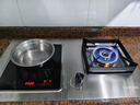欢呼好太太升级【3500W+铜发热盘】电磁炉煤气灶二合一气电两用灶嵌入式一体双头燃气灶一电一气液化气电气灶 【左电右气不锈钢】3500W铜发热盘+增压直喷铜盖 瓶装液化气 实拍图