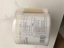 棉签一次性双头化妆棉棒掏耳朵家用棉签棒棉花棒日用 圆头+尖头 常规款 500枚 【精致盒装】 实拍图
