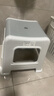 胖东来同款卫生间凳子浴室专用洗澡凳小家用大人结实耐用塑料矮凳 灰色灰面31CM中号 实拍图