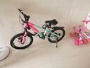 凤凰山地自行车男女变速山地车碟刹青少年儿童自行车学生单车 星际 蓝玫【单速+辐条轮】 18寸【适合120-155cm】 实拍图
