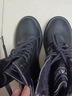 昌祥回力马丁靴女英伦风2025新款秋冬加绒小个子增高厚底短靴复古机车靴女 黑色加绒（专柜品质） 36 （标准尺码） 实拍图